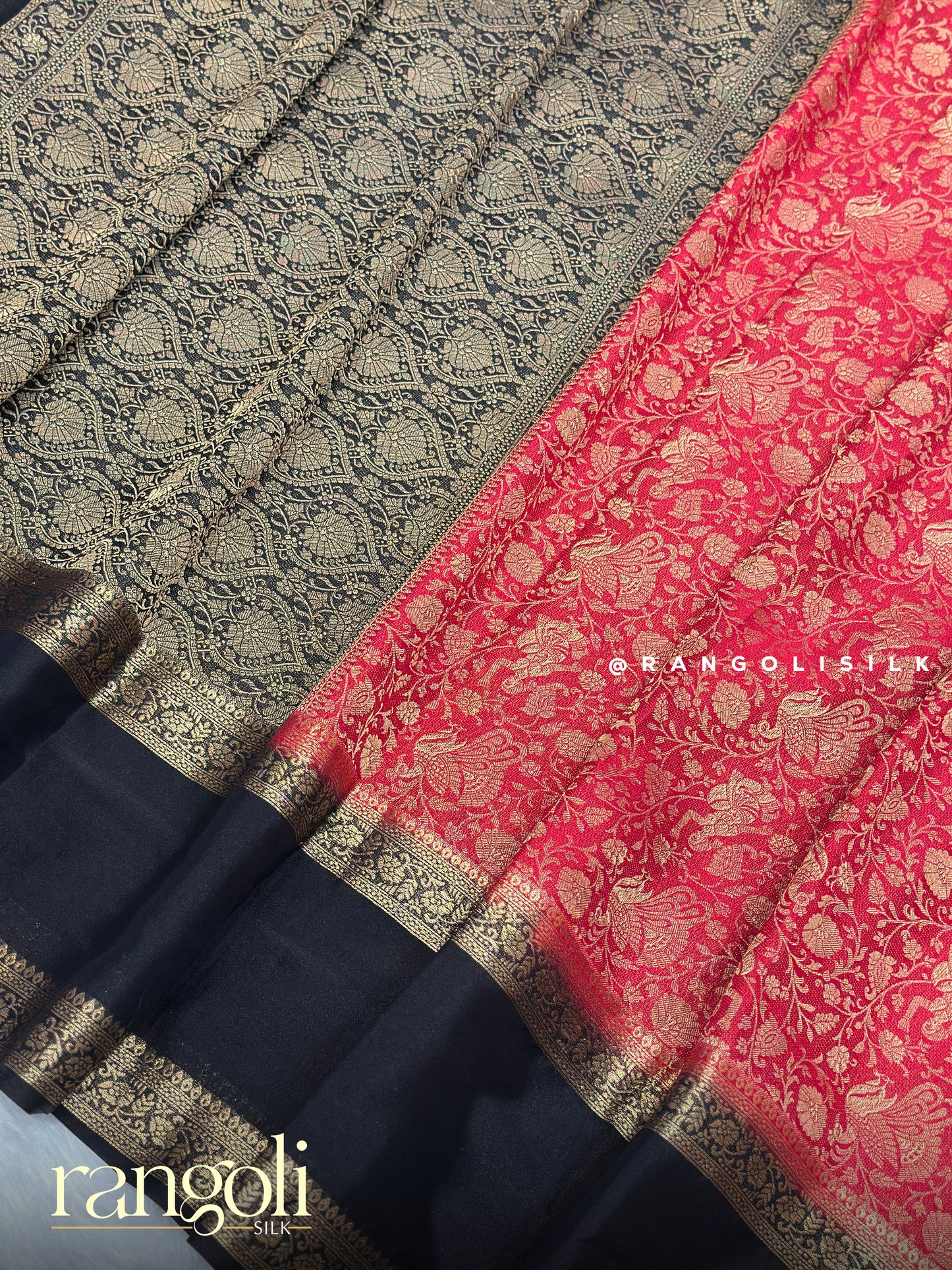 Semi Mysore Silk Saree with Rich Brocade Weaving - Post 964