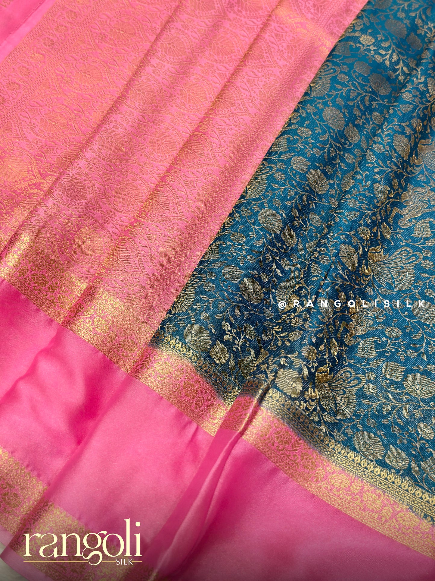 Semi Mysore Silk Saree with Rich Brocade Weaving - Post 964