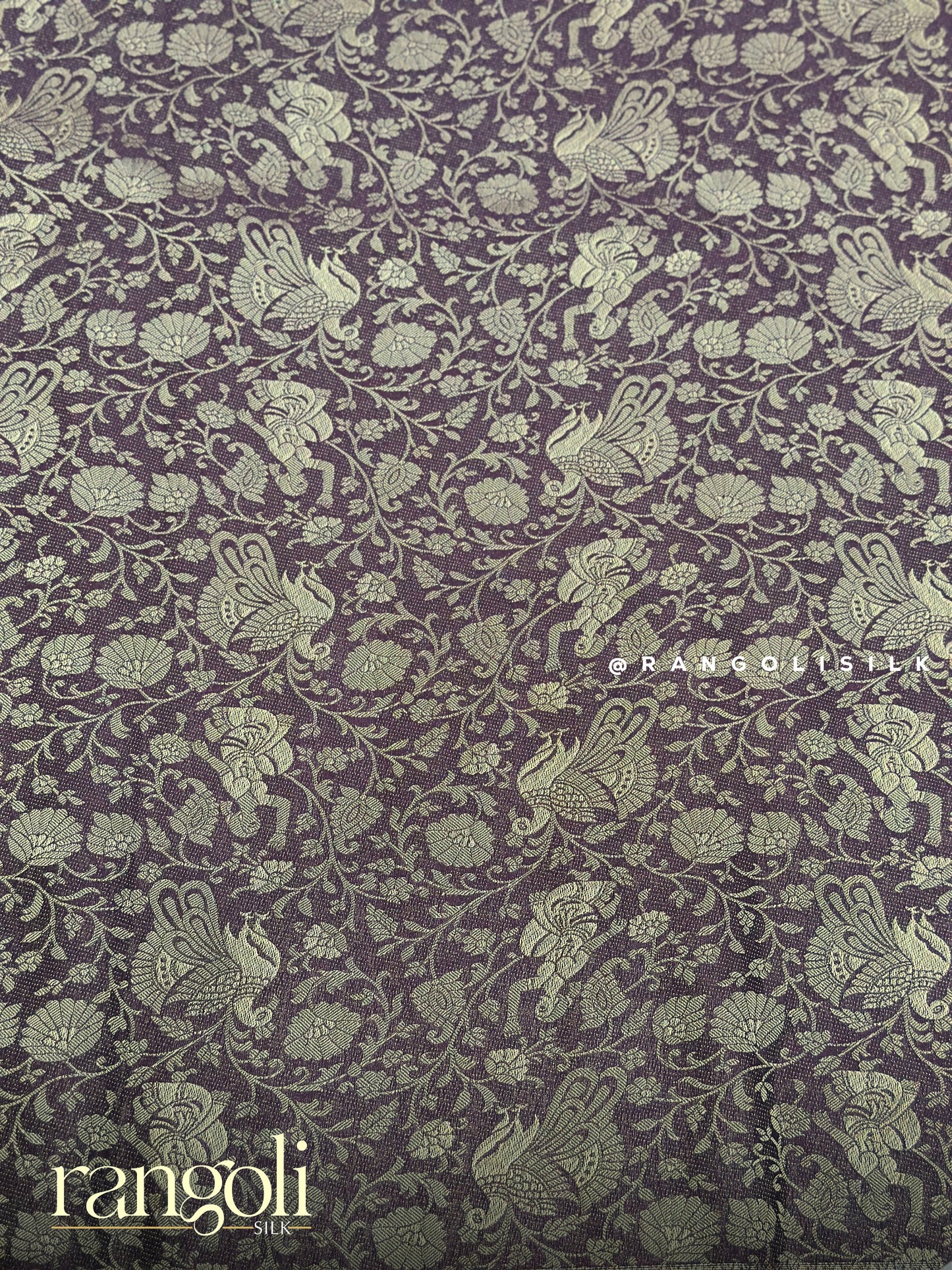 Semi Mysore Silk Saree with Rich Brocade Weaving - Post 964