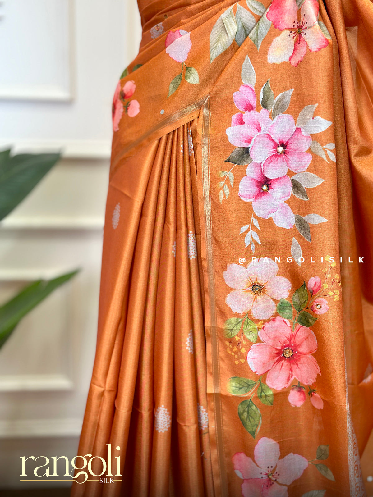 Floral Printed Cotton Silk Sarees - Post 1061