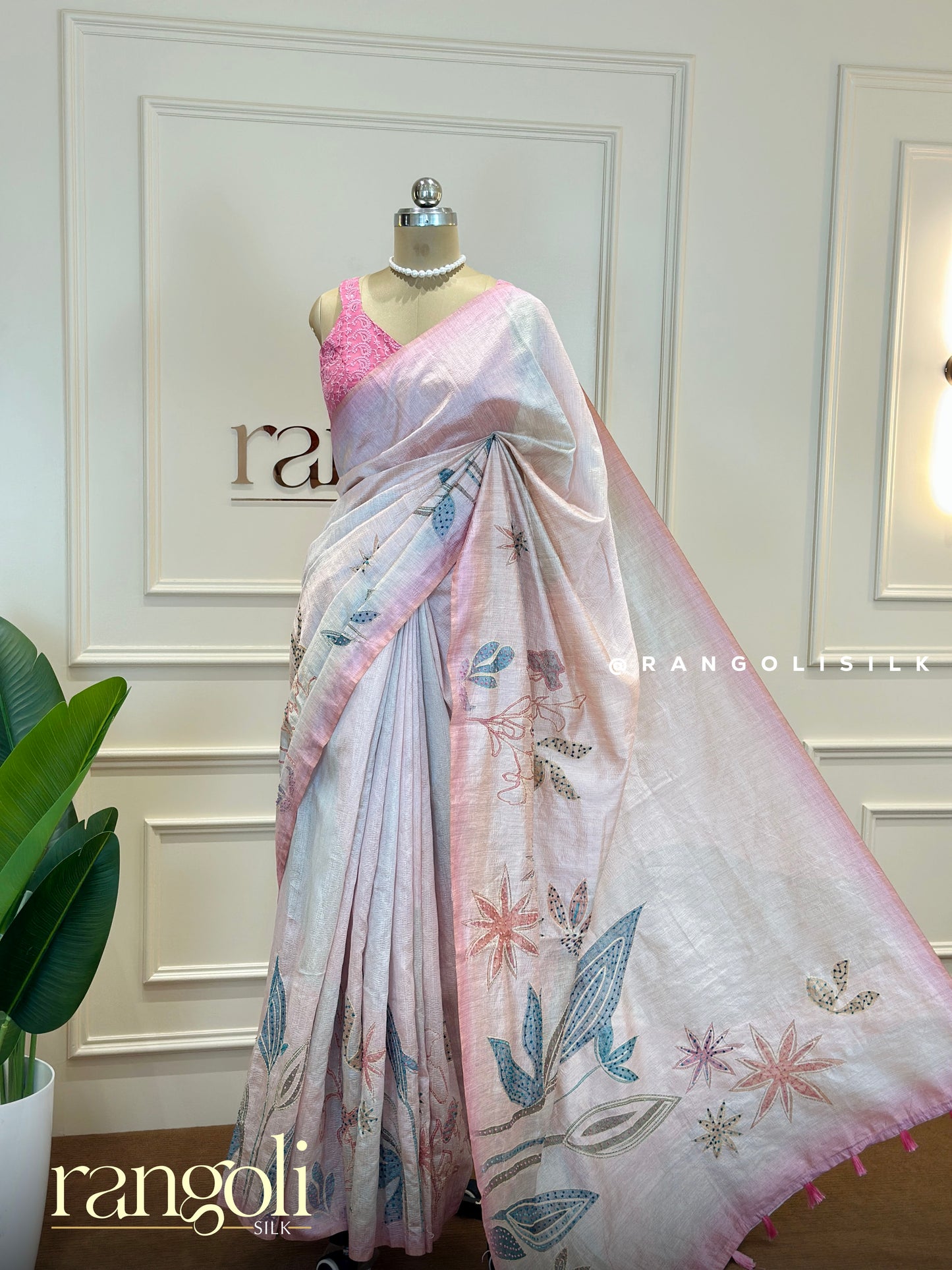 New Designer Soft Crushed Fabric Sarees with Delicate Motifs & Subtle - Post 555