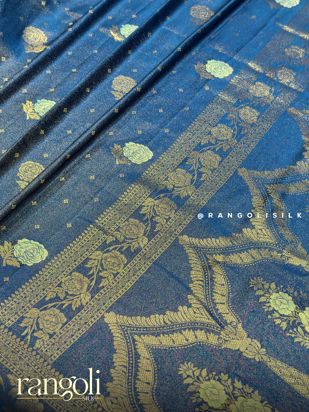 Soft Tissue Silk Saree with Woven Designs - Post 1066