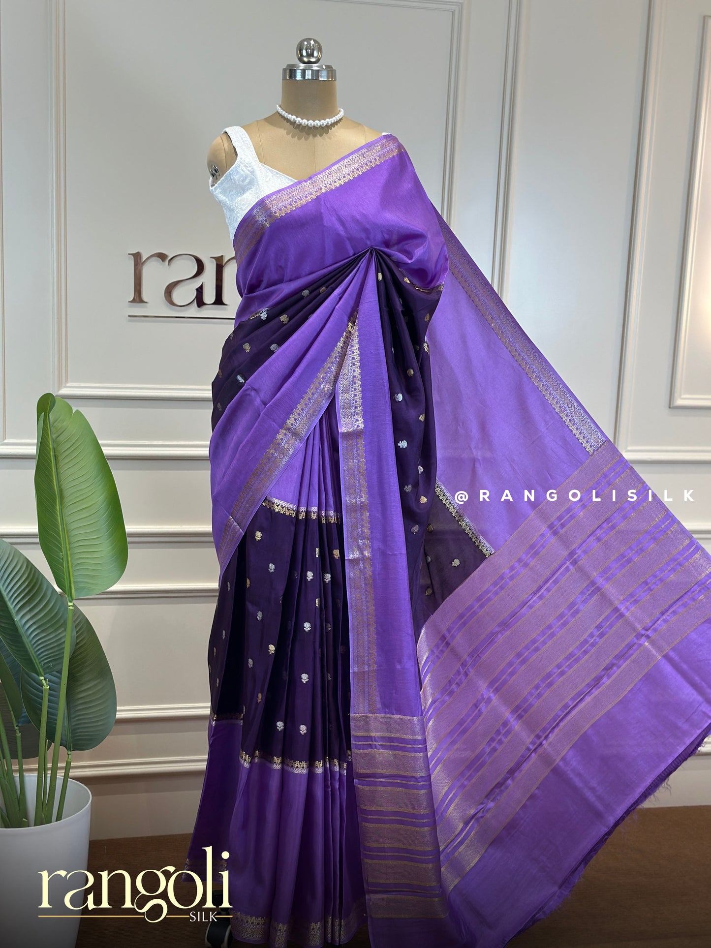 Banarasi Silk Saree with Intricate Zari Work  - Post 733