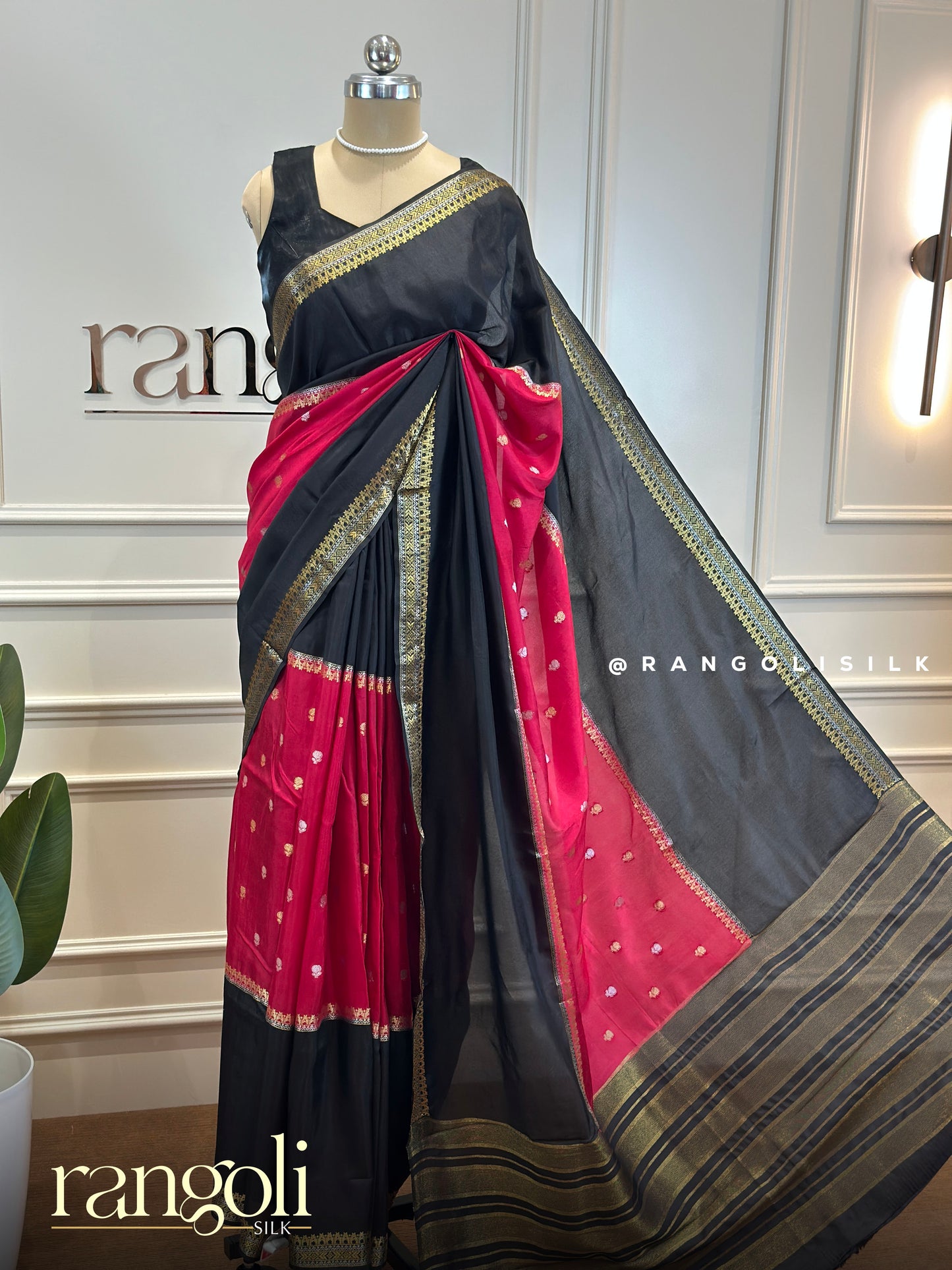 Banarasi Silk Saree with Intricate Zari Work  - Post 733