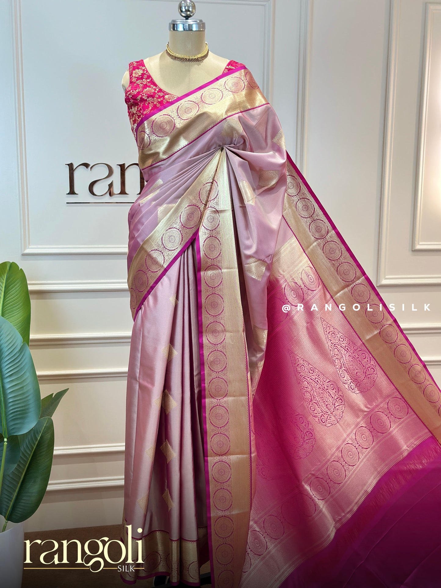 Elegant Semi Kanjivaram Silk Sarees with Zari Detailing - Post 854