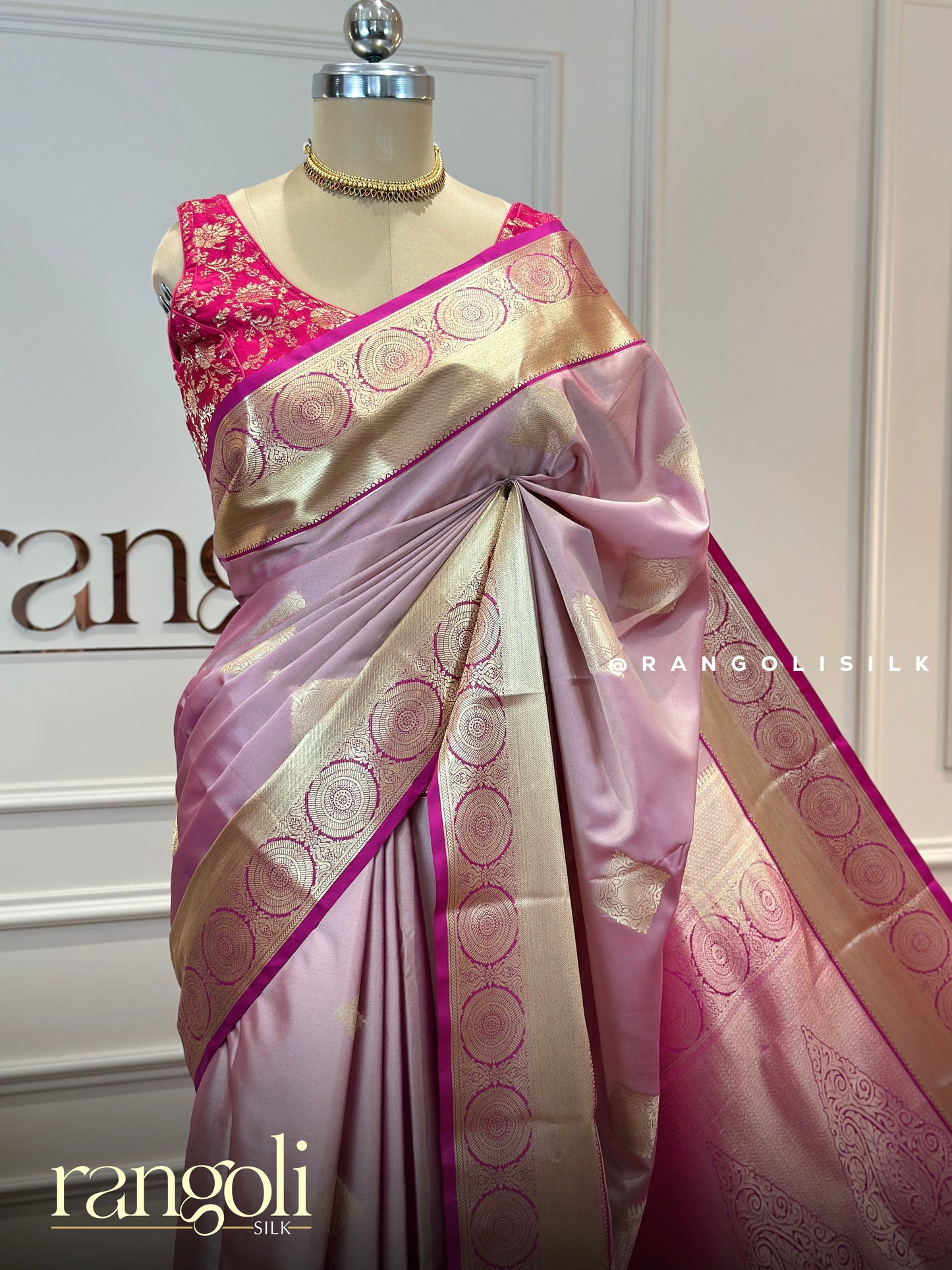 Elegant Semi Kanjivaram Silk Sarees with Zari Detailing - Post 854