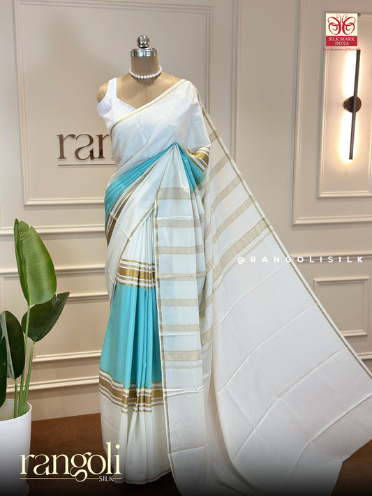 Elegant Pure Mysore Silk Saree with Refined Traditional Appeal - Post 664