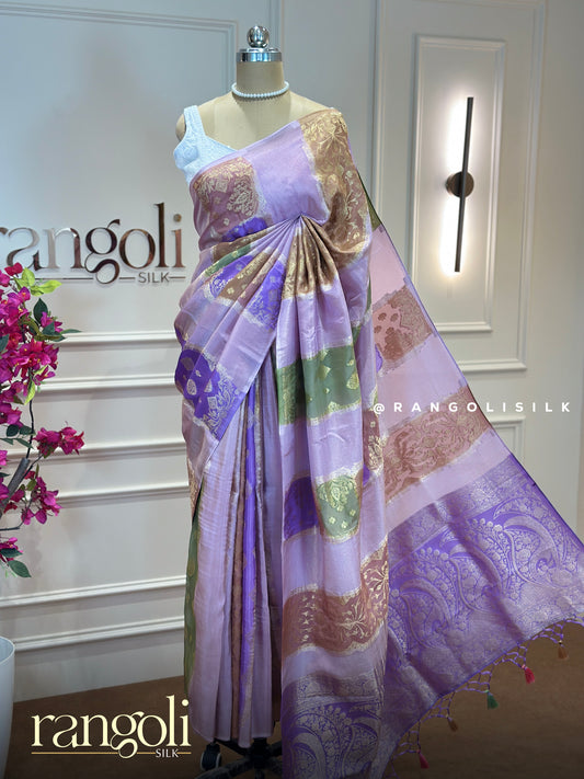 Elegant Dupion Silk Saree with Contrast Rich Pallu Design - Post 867