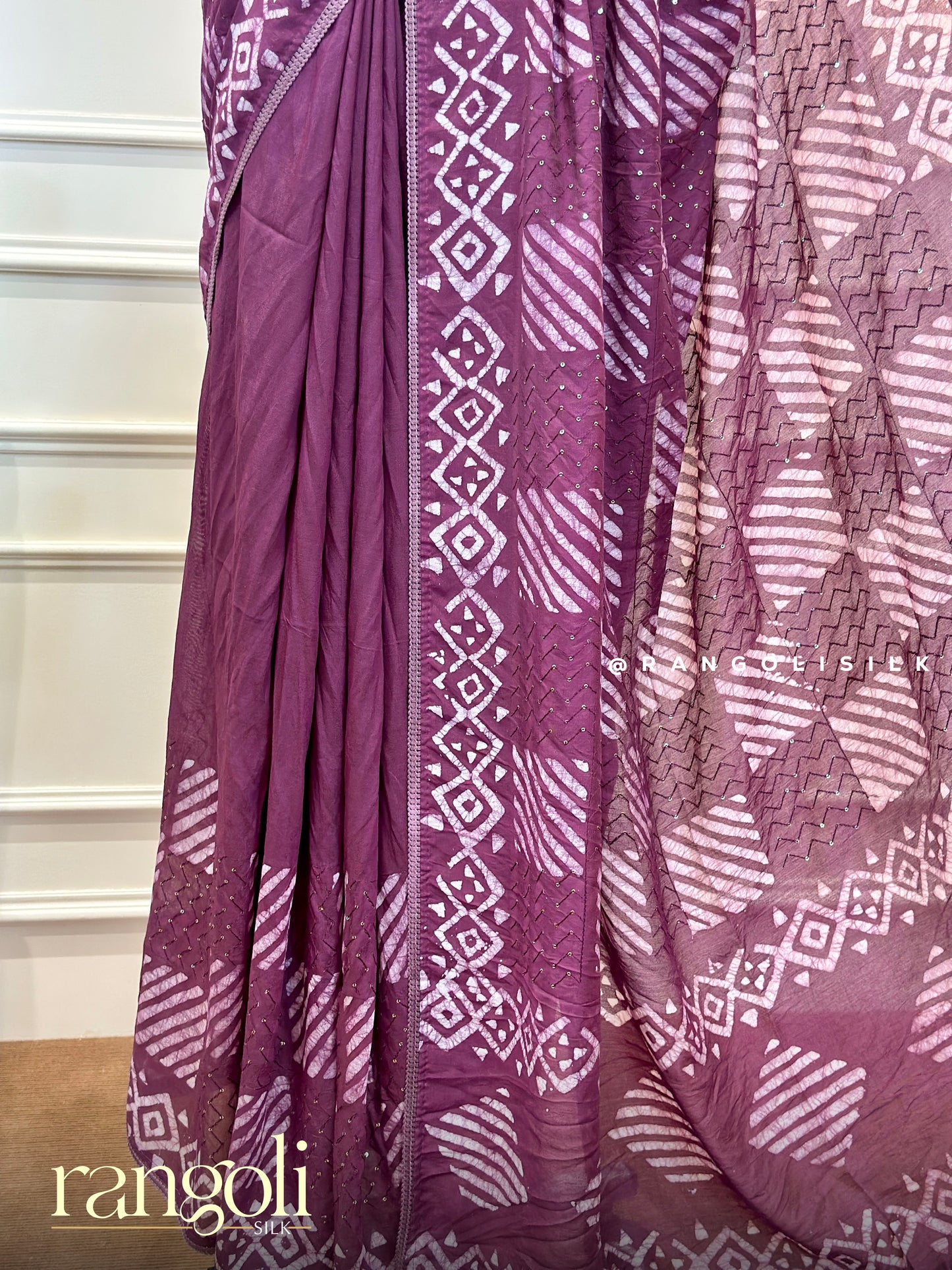 Cotton Sarees with Sequence Work - Post 983